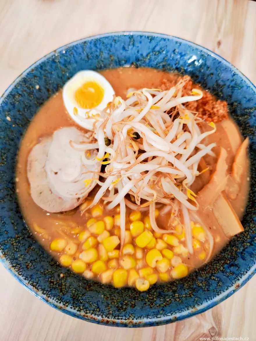 Miso Red ramen at Isai Ramen (à la carte, October 2022). Miso Red ramen at Isai Ramen (à la carte, October 2022).